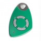Télécommande INTRATONE 4 canaux HF + badge incorporé coloris vert